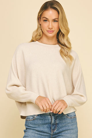 Dolman Sleeves Sweater Top