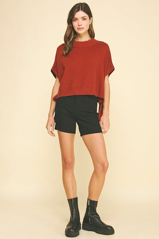 Side Tie Knit Sweater