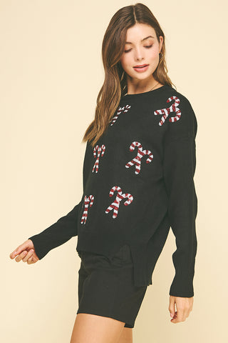 Candy Cane Sweater