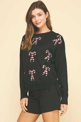 Candy Cane Sweater