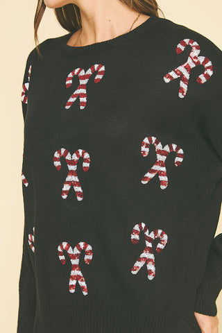 Candy Cane Sweater