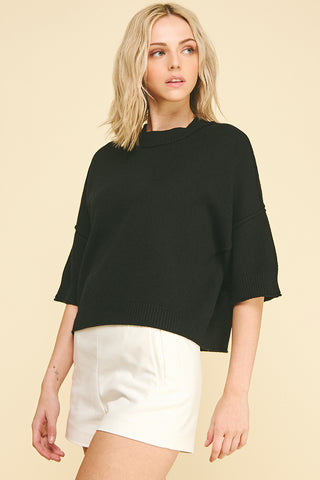 Short Sleeve Sweater Top