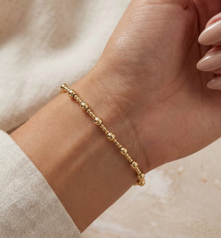 Angelina Stretchy Anti-Tarnish Gold Filled Stackable Bracelet