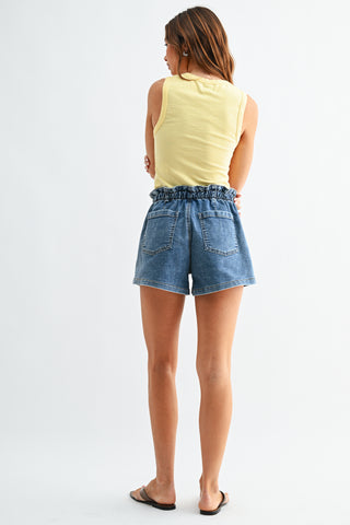 Medium Wash Wide Leg Denim