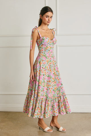 Summer Song Boned Bodice Midi