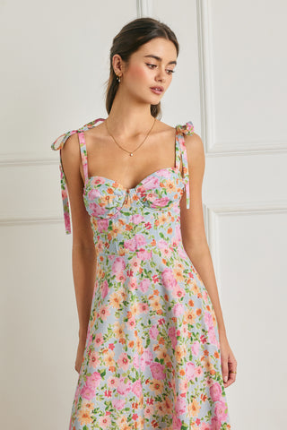 Summer Song Boned Bodice Midi