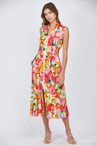 Floral Midi Dress