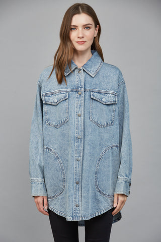 Denim Shacket