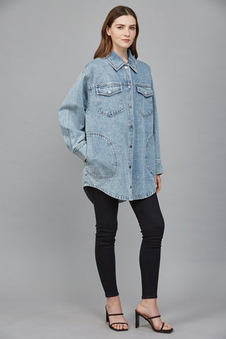 Denim Shacket