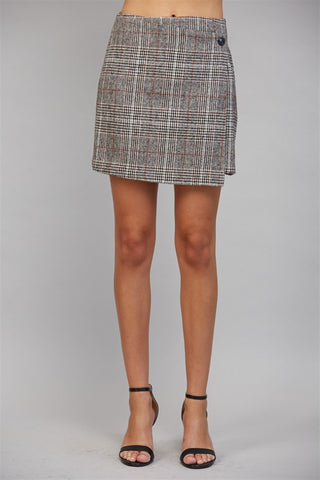 Plaid Mini Skirt