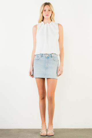 Sleeveless Ruffle Top