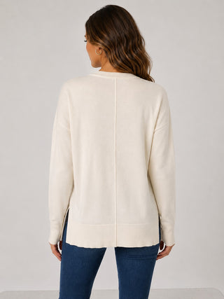 Relaxed Fit Drop Shoulder Sweater