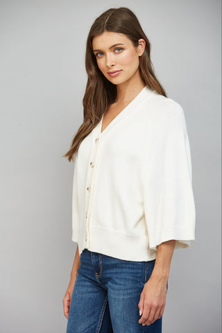 V-Neck Button Down Cardigan