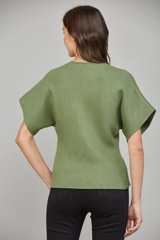 Olive Front Button Cardigan