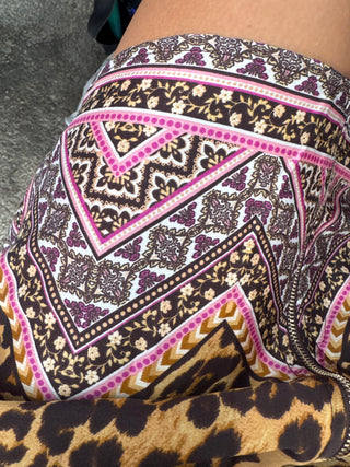 Leopard Zip Up Dress