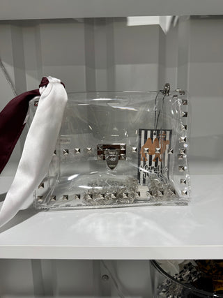 Clear Studded Purse