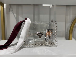 Clear Studded Purse