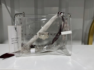 Clear Studded Purse
