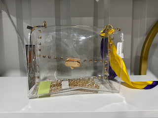 Clear Studded Purse