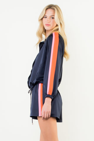 Navy Track Jacket Set