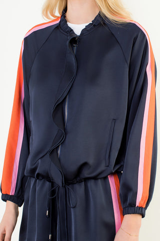 Navy Track Jacket Set