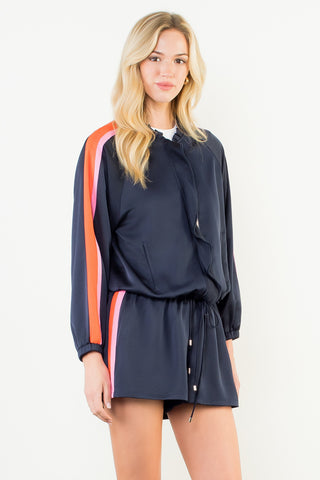 Navy Track Jacket Set