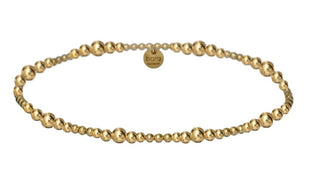 Janelle Stretchy Anti-Tarnish Gold Filled Stackable Bracelet