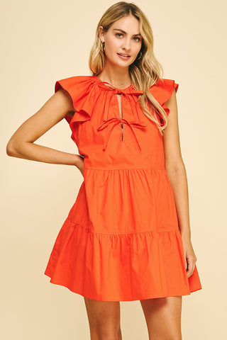 Tie Detail Mini Dress