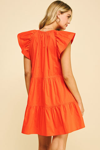 Tie Detail Mini Dress