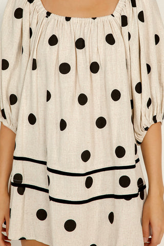 Polka Dot Mini Dress