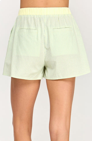Stripe Poplin Shorts Set
