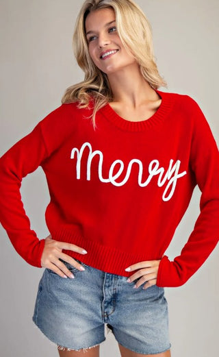 Red Merry Sweater