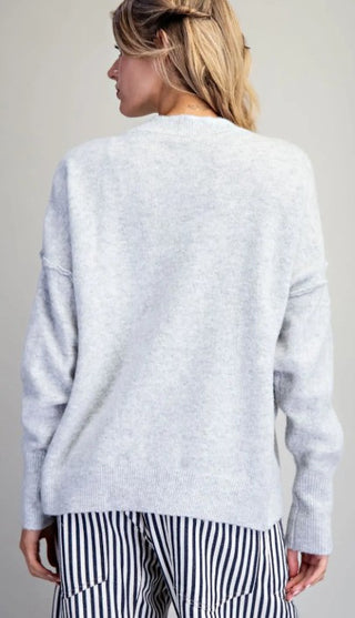 Gray Merry Sweater