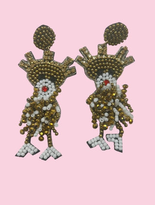 Reindeer Statement Earrings