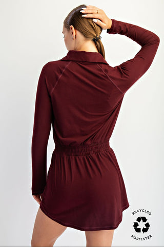 Long Sleeve Romper Dress