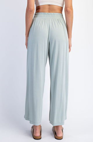 Cropped Wide Leg Pants