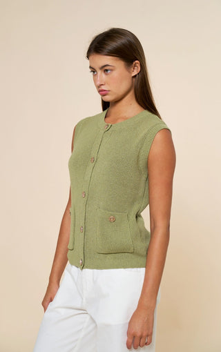 Button Down Knit Vest