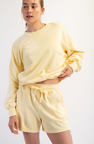 Butter Yellow Short/Long Sleeve Set