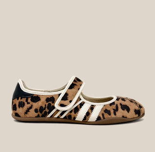 Peyton Leopard Retro Flat Sneaker