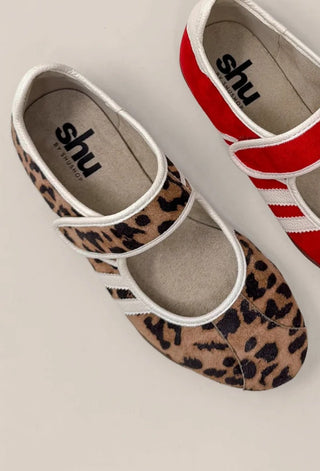 Peyton Leopard Retro Flat Sneaker
