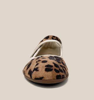 Peyton Leopard Retro Flat Sneaker