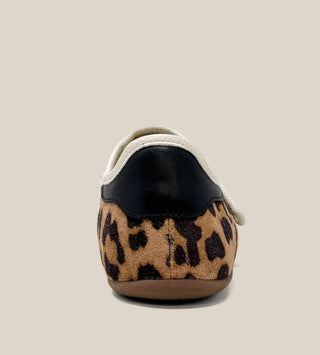 Peyton Leopard Retro Flat Sneaker
