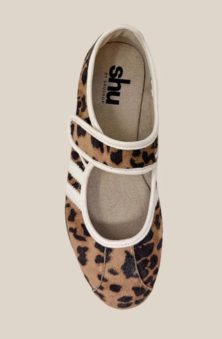 Peyton Leopard Retro Flat Sneaker
