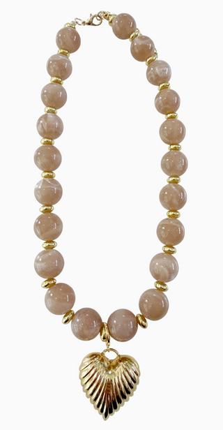 Lucas Necklace - Taupe