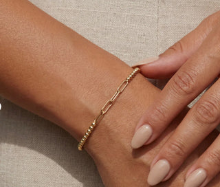 Sophie Paperclip Stretchy Bracelet