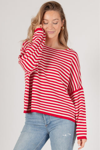 Striped T-Body Sweater