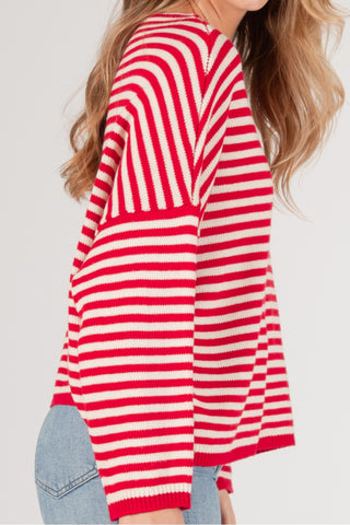 Striped T-Body Sweater