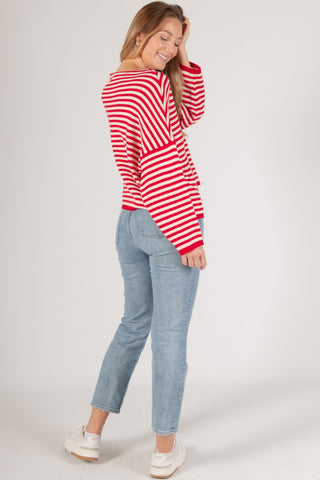 Striped T-Body Sweater