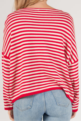 Striped T-Body Sweater