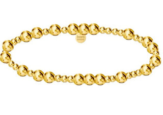 Brooke Stretchy Anti-Tarnish Gold Filled Stackable Bracelet
